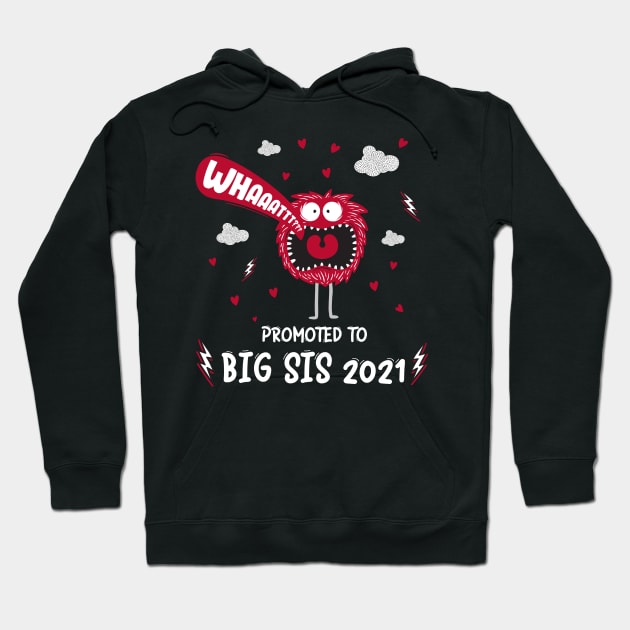 big siter sis 2021  monster pregancy announcement Hoodie by alpmedia